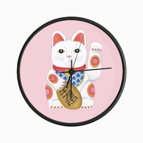 Lucky Cat Clock